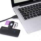 Portable Super Speed 4 Ports USB 3.0 HUB LED Indicator 5Gbps Hot-swap, Clear USB3.0 Signal, HUB 5GBPs