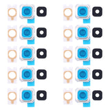 For Galaxy S6 Edge + / G9280 10pcs Back Camera Bezel & Lens Cover with Sticker, For Galaxy S6+