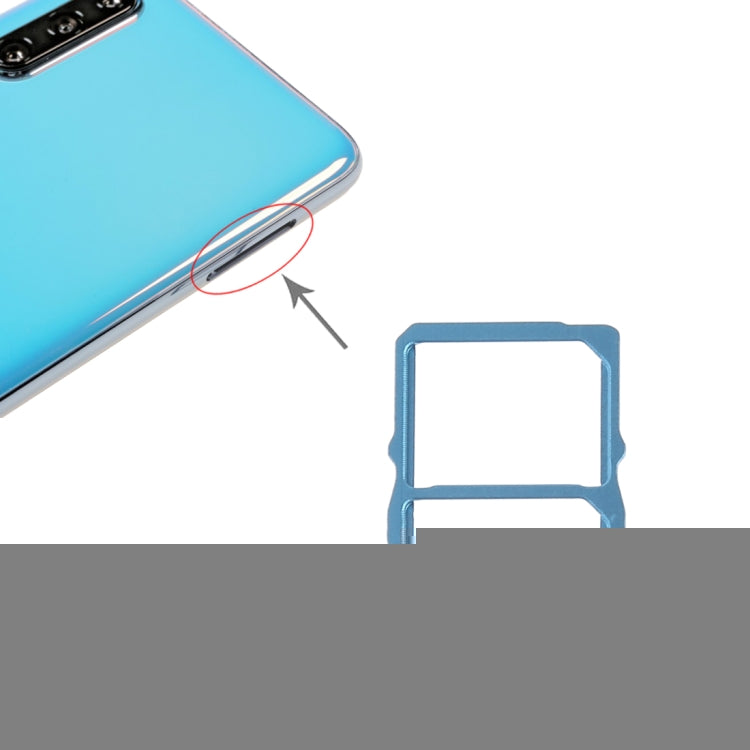 SIM Card Tray + NM Card Tray for Huawei P30, For Huawei P30