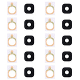 For Galaxy A9 10pcs Back Camera Lens Cover with Sticker, Galaxy A9