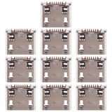 For Galaxy Trend II Duos / S7572 10pcs Charging Port Connector, For Samsung Galaxy Trend II Duos