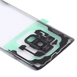 For Samsung Galaxy S9 G960F G960F/DS G960U G960W G9600 Transparent Battery Back Cover with Camera Lens Frame, For Galaxy S9