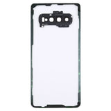 For Samsung Galaxy S10+ SM-G9750 G975F Transparent Battery Back Cover with Camera Lens Frame, For Galaxy S10+