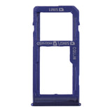 For Samsung Galaxy A60 SIM Card Tray + SIM Card Tray / Micro SD Card Tray, For Samsung Galaxy A60, For Samsung Galaxy A60 (Baby Blue)