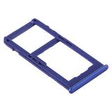 For Samsung Galaxy A60 SIM Card Tray + SIM Card Tray / Micro SD Card Tray, For Samsung Galaxy A60, For Samsung Galaxy A60 (Baby Blue)