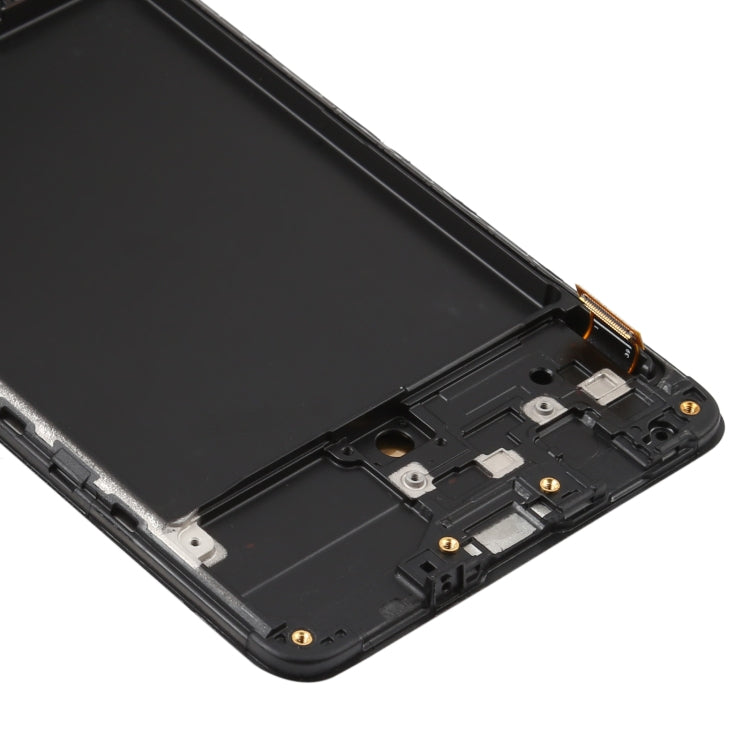 Original Super AMOLED Material LCD Screen and Digitizer Full Assembly with Frame for Galaxy A71, For Samsung Galaxy A71(Original with Frame)