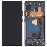 Original Super AMOLED Material LCD Screen and Digitizer Full Assembly with Frame for Galaxy S10 Lite, For Samsung Galaxy S10 Lite(Frame )