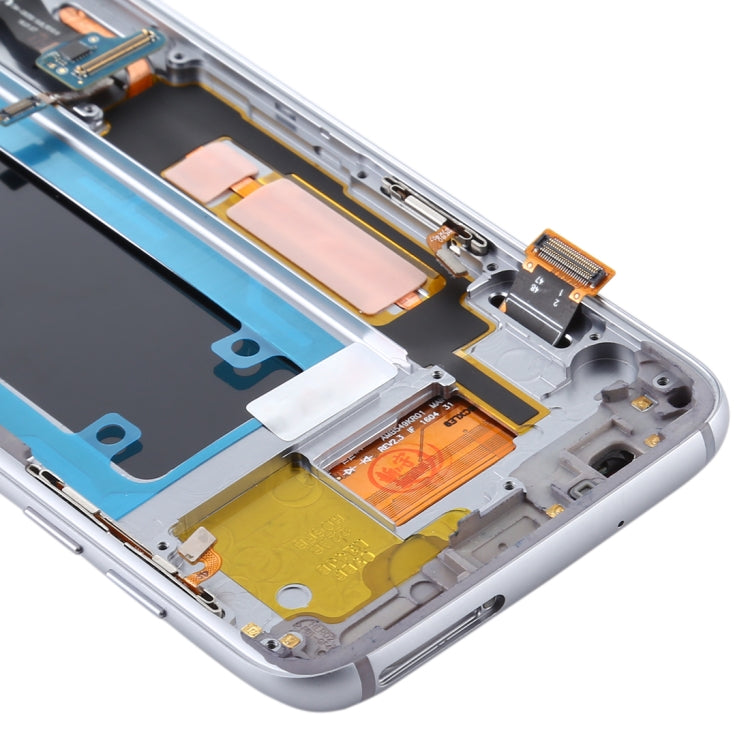 OLED Material LCD Screen and Digitizer Full Assembly With Frame for Samsung Galaxy S7 Edge / SM-G935F, For Samsung Galaxy S7 Edge (OLED Material)