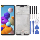 LCD Screen and Digitizer Full Assembly With Frame for Samsung Galaxy A21s / SM-A217, For Samsung Galaxy A21s
