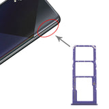 For Samsung Galaxy A50s SM-A507 SIM Card Tray + SIM Card Tray + Micro SD Card Tray, For Samsung Galaxy A50s(dual card)