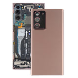 For Samsung Galaxy Note20 Ultra Battery Back Cover with Camera Lens Frame, For Samsung Galaxy Note20 Ultra(with Camera Cover)
