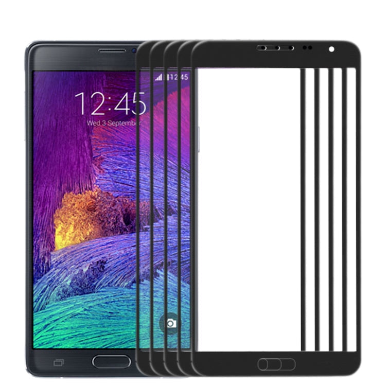 For Samsung Galaxy Note 4 / N910  10pcs Front Screen Outer Glass Lens , For Samsung Galaxy Note 4