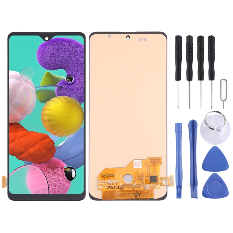 OLED Material LCD Screen and Digitizer Full Assembly for Samsung Galaxy A51 4G SM-A515 (6.36 inch), For Samsung Galaxy A51 4G (6.36 inch)