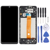 Original LCD Screen and Digitizer Full Assembly with Frame for Samsung Galaxy A02 SM-A022, For Samsung Galaxy A02 (Original)