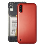 For Samsung Galaxy A01 SM-015F Battery Back Cover with Camera Lens Frame, For Samsung Galaxy A01