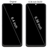 6.36 inch OLED Material LCD Screen and Digitizer Full Assembly with Frame for Samsung Galaxy A30 SM-A305, For Samsung Galaxy A30 (6.36 inch OLED)