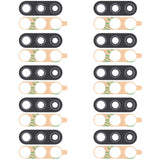 For Samsung Galaxy M11 SM-M115 10pcs Back Camera Lens, For Samsung Galaxy M11