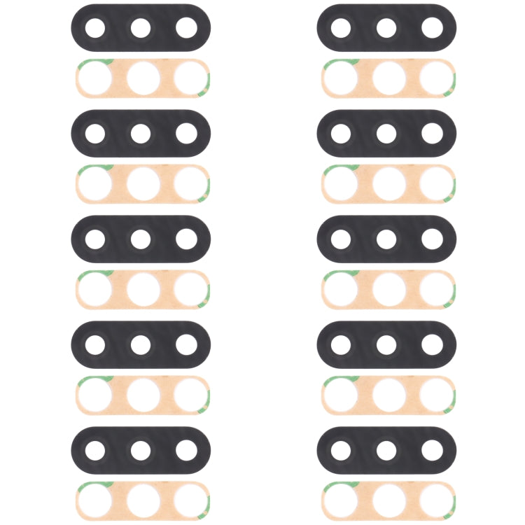 For Samsung Galaxy A01 SM-A015 10pcs Back Camera Lens, For Samsung Galaxy A01