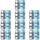 For Samsung Galaxy S20 FE 5G SM-G781 10pcs Back Camera Lens, For Samsung Galaxy S20 FE 5G