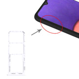 For Samsung Galaxy A22 SM-A225 SIM Card Tray + SIM Card Tray + Micro SD Card Tray, For Samsung Galaxy A22