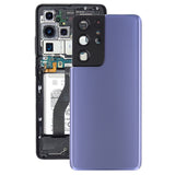 For Samsung Galaxy S21 Ultra 5G Battery Back Cover with Camera Lens Frame, For Samsung Galaxy S21 Ultra 5G(with Camera Cover)