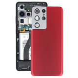 For Samsung Galaxy S21 Ultra 5G Battery Back Cover with Camera Lens Frame, For Samsung Galaxy S21 Ultra 5G(with Camera Cover)