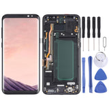 OLED Material LCD Screen and Digitizer Full Assembly with Frame for Samsung Galaxy S8+ SM-G955, For Samsung Galaxy S8+(OLED), For Samsung Galaxy S8+