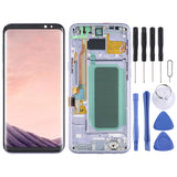 OLED Material LCD Screen and Digitizer Full Assembly with Frame for Samsung Galaxy S8+ SM-G955, For Samsung Galaxy S8+(OLED), For Samsung Galaxy S8+