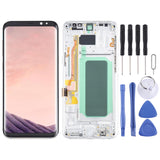 OLED Material LCD Screen and Digitizer Full Assembly with Frame for Samsung Galaxy S8+ SM-G955, For Samsung Galaxy S8+(OLED), For Samsung Galaxy S8+