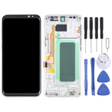OLED Material LCD Screen and Digitizer Full Assembly with Frame for Samsung Galaxy S8+ SM-G955, For Samsung Galaxy S8+(OLED), For Samsung Galaxy S8+