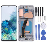 Original LCD Screen and Digitizer Full Assembly with Frame for Samsung Galaxy S20 5G SM-G981B, For Samsung Galaxy S20 5G