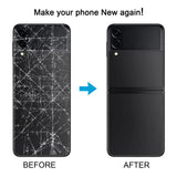 For Samsung Galaxy Z Flip3 5G SM-F711B Glass Battery Back Cover , For Samsung Galaxy Z Flip3 5G