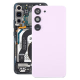 For Samsung Galaxy S23 SM-S911B OEM Glass Battery Back Cover with Camera Lens Frame, For Samsung Galaxy S23 (with Camera Cover)