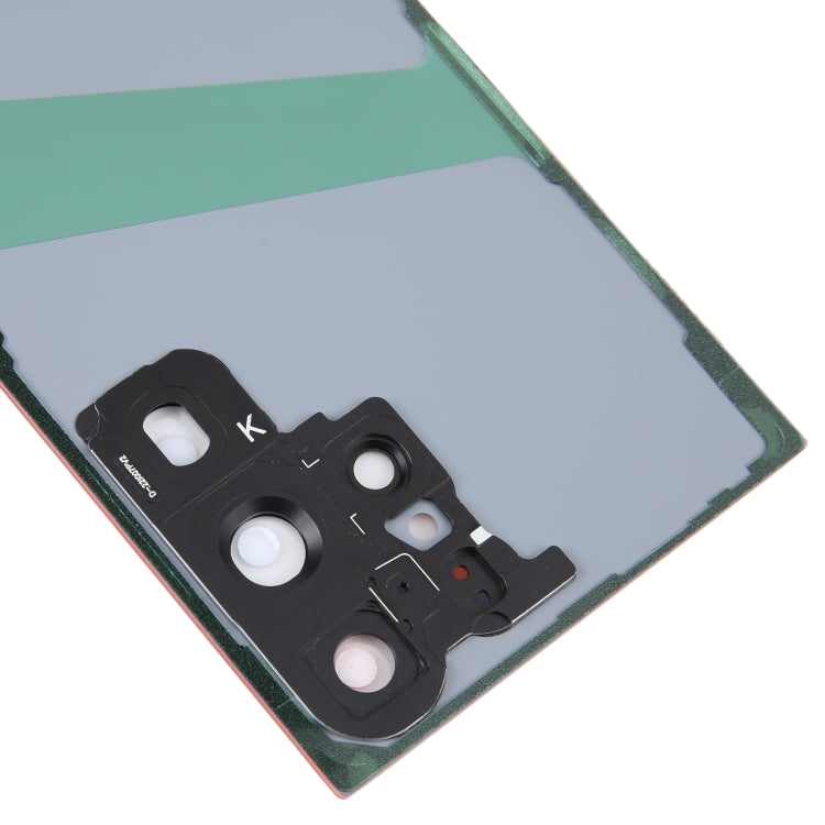 For Samsung Galaxy S23 Ultra SM-S918 Glass Battery Back Cover with Camera Lens Frame, For Samsung Galaxy S23 Ultra(with Camera Cover)