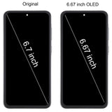 For Samsung Galaxy A36 SM-A366B 6.67 inch OLED LCD Screen Digitizer Full Assembly with Frame, For Galaxy A36