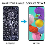 For Samsung Galaxy A51 4G SM-A515F 6.43 inch OLED LCD Screen Digitizer Full Assembly with Frame
