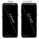 For Samsung Galaxy S8 SM-G950F 5.7 inch TFT LCD Screen Digitizer Full Assembly with Frame, For Samsung Galaxy S8 SM-G950F 5.7 inch (Not Fingerprint)