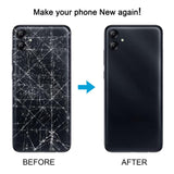 For Samsung Galaxy A04 SM-A045F Back Cover with Camera Lens Cover, For Samsung Galaxy A04(with Camera Lens Frame)
