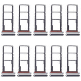 For Samsung Galaxy A07 4G SM-A075F Original 10pcs SIM Card Tray + SIM Card Tray + Micro SD Card Tray, For Samsung Galaxy A07 4G