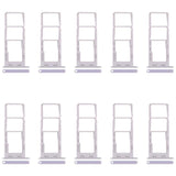 For Samsung Galaxy A14 5G SM-A146B 10pcs Original SIM Card Tray + SIM Card Tray + Micro SD Card Tray, For Samsung Galaxy A14 5G SM-A146B(Original)