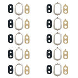 For Galaxy J4, J400F/DS, J400G/DS 10pcs Back Camera Bezel with Lens Cover & Adhesive, For Galaxy J4, Galaxy J4