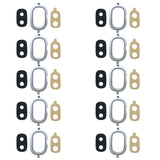 For Galaxy J4, J400F/DS, J400G/DS 10pcs Back Camera Bezel with Lens Cover & Adhesive, For Galaxy J4, Galaxy J4