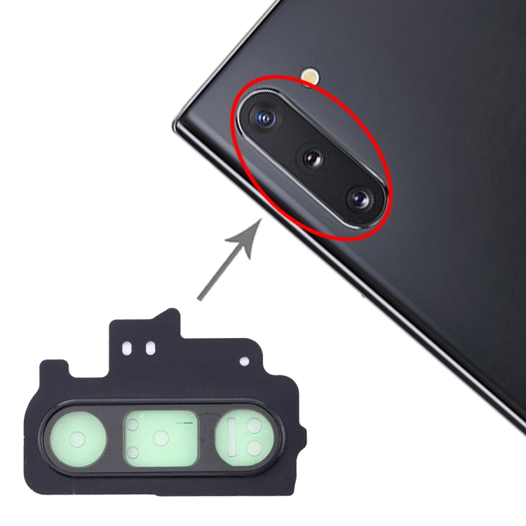 For Galaxy Note 10 10pcs Camera Lens Cover, For Galaxy Note 10, For Galaxy Note 10 (Black)