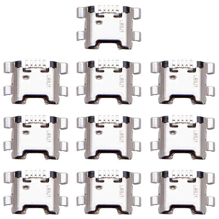 10 PCS Charging Port Connector for Huawei Y7 Prime (2018), For Huawei Y7 Prime (2018)
