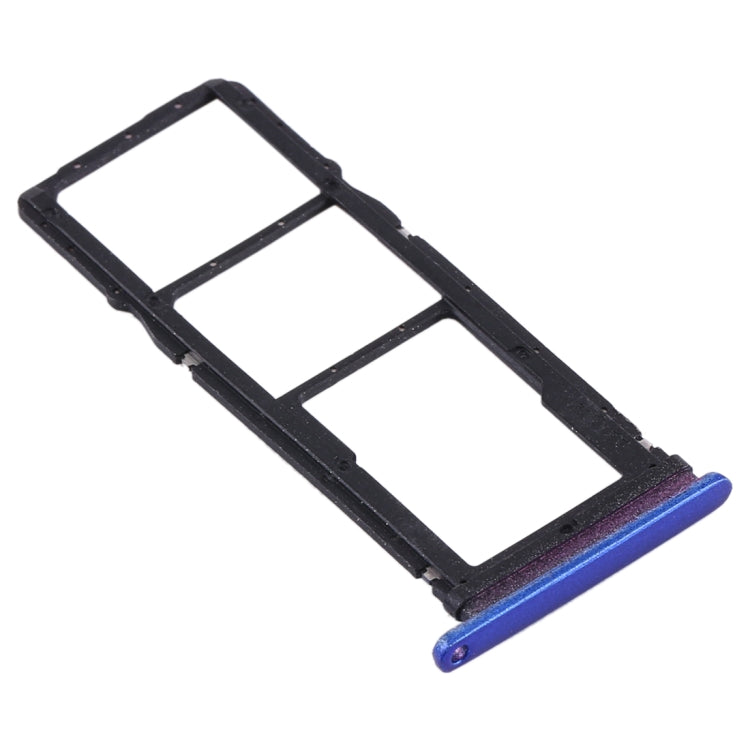SIM Card Tray + SIM Card Tray + Micro SD Card Tray for Huawei Y7p, For Huawei Y7p