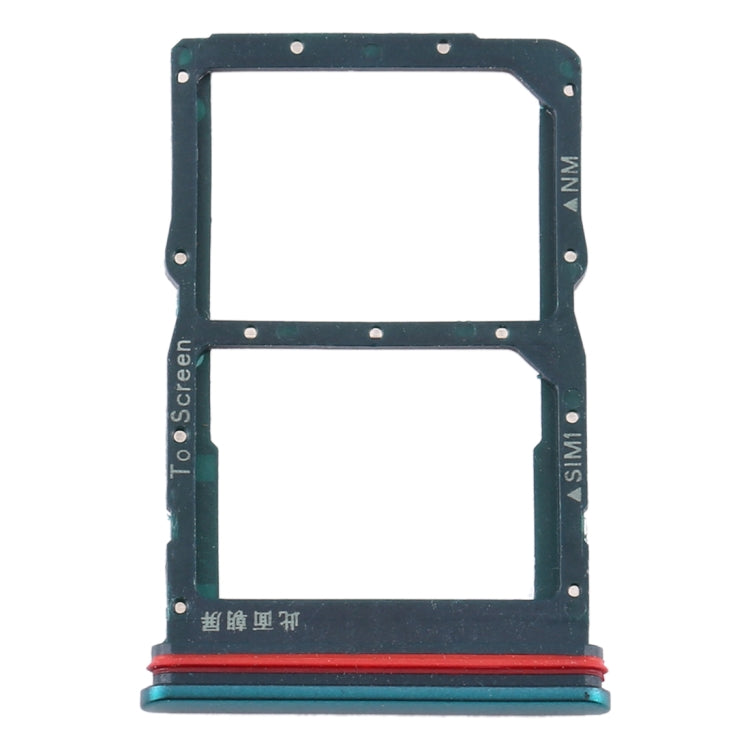 SIM Card Tray + NM Card Tray for Huawei P40 Lite 5G, For Huawei P40 Lite 5G