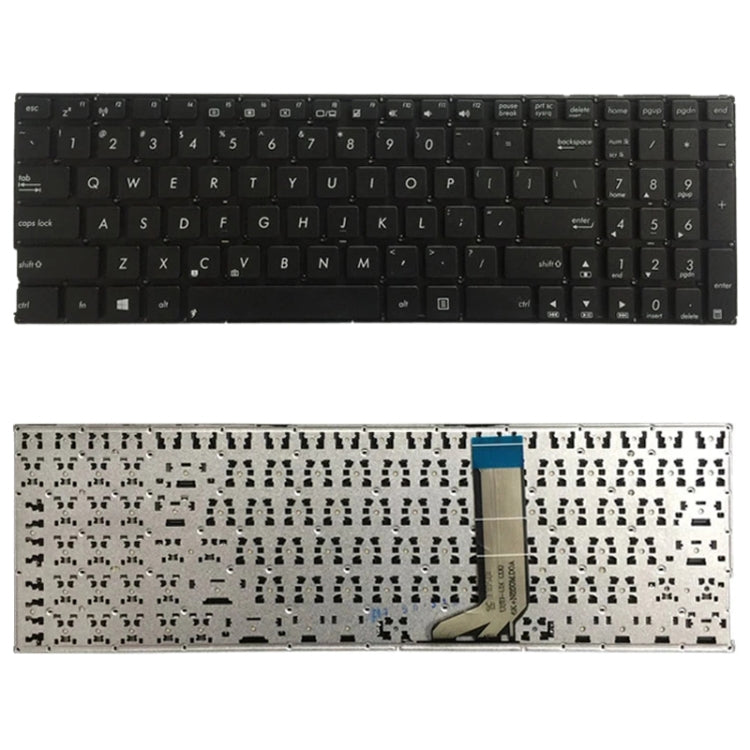 US Version Keyboard for Asus X556 X556U X556UA X556UB X556UF X556UJ X556UQ X556UR X556UV, For Asus X556 (White), For Asus X556 (Black)