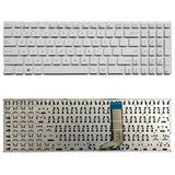 US Version Keyboard for Asus X556 X556U X556UA X556UB X556UF X556UJ X556UQ X556UR X556UV, For Asus X556 (White), For Asus X556 (Black)