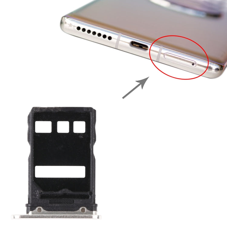 SIM Card Tray + NM Card Tray for Huawei Mate 40, For Huawei Mate 40