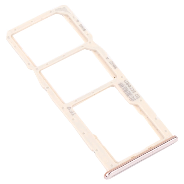 SIM Card Tray + SIM Card Tray + Micro SD Card Tray for Huawei Y5p, For Huawei Y5p
